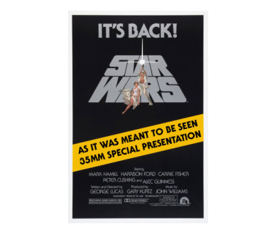 Star Wars de 1977 : La version Silver Screen 35mm restaurée est en ligne !