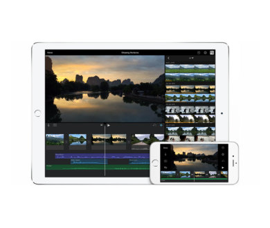 iMovie sur iPad Air 2 : Prise en charge de la 4K