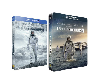 Interstellar en Blu-ray français : Détails et visuels :