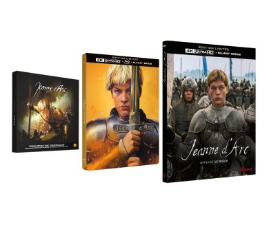 Jeanne d'Arc (1999) de Luc Besson le 3 juin en France en 4K Ultra HD Blu-ray