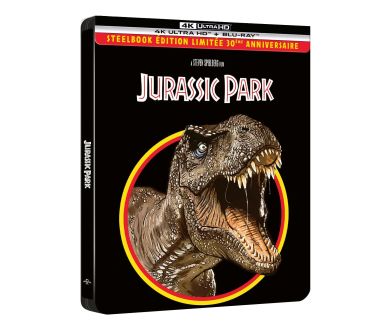 Jurassic Park (1993) en Steelbook 4K Ultra HD Blu-ray pour son 30ème anniversaire le 5 juillet