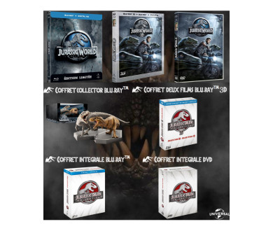 Jurassic World en Blu-ray : Contenu officiel dévoilé !