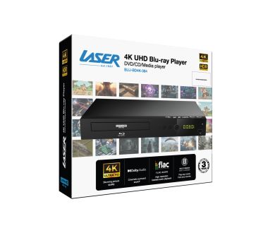 BLU-BD4K-384 : Laser mise sur un lecteur 4K UHD abordable, multi-région pour les Blu-ray et DVD