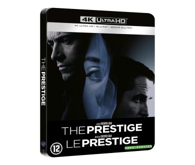 Le Prestige (2006) de Christopher Nolan en édition Steelbook 4K Ultra HD Blu-ray le 25 mars