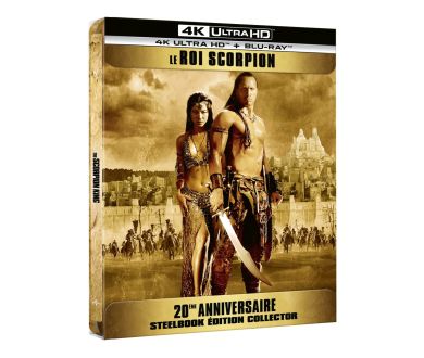 MAJ : Le Roi Scorpion (2002) en édition Steelbook 4K Ultra HD Blu-ray le 27 avril