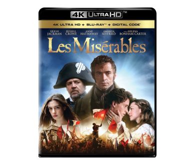 Les Misérables (2012) en 4K Ultra HD Blu-ray le 18 juillet prochain aux USA
