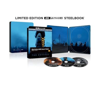 L'Odyssée (2026) de Christopher Nolan le 18 novembre en 4K Ultra HD Blu-ray (Simple, Steelbook et Collector)