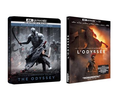 L'Odyssée (2026) de Christopher Nolan le 18 novembre en 4K Ultra HD Blu-ray (Simple, Steelbook et Collector)