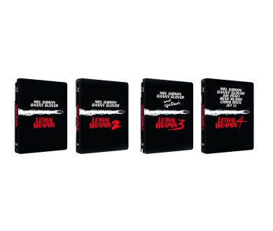 L'Arme Fatale : les 4 films en Blu-ray Steelbook sont disponibles !