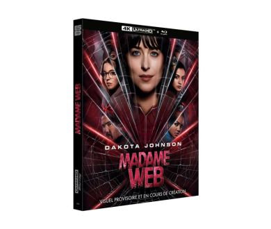 Madame Web (2024) disponible en 4K UHD Blu-ray le 19 juin prochain chez Sony Pictures