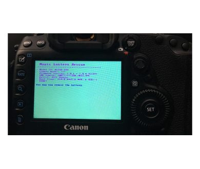 Magic Lantern bientôt fonctionnel sur le Canon 5D Mark IV !