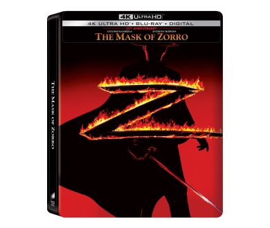 MAJ : Le Masque de Zorro (1998) en Steelbook 4K Ultra HD Blu-ray et Dolby Vision le 8 mars en France