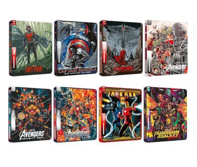 Marvel : 8 titres le 3 décembre en France en Steelbook 4K Ultra HD Blu-ray (Mondo)