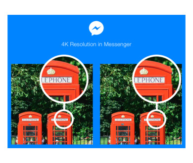 Facebook : L'envoi de photos 4K désormais possible via Messenger
