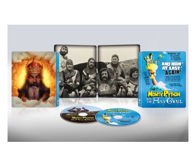 Monty Python : Sacré Graal ! (1975) en Steelbook 4K UHD Blu-ray le 26 août aux USA