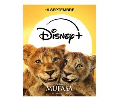 Mufasa : Le Roi Lion (2024) sera disponible en SVOD sur Disney+ à partir du 19 septembre