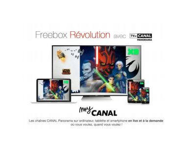 Freebox Révolution : Disponibilité du service myCANAL