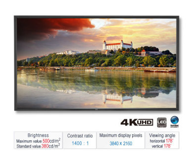 NEC MultiSync X841UHD : Moniteur Ultra HD 4K de 84 pouces