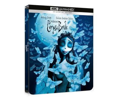 Les Noces funèbres (2005) de Tim Burton le 24 septembre en France en Steelbook 4K UHD Blu-ray