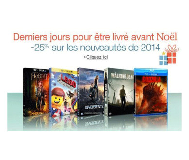 -25% sur les nouveautés Blu-ray : Derniers jours avant Noël