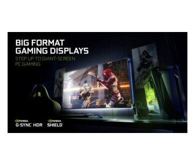 NVIDIA BFGD : Des moniteurs 4K HDR de 65 pouces avec NVIDIA Shield embarqué