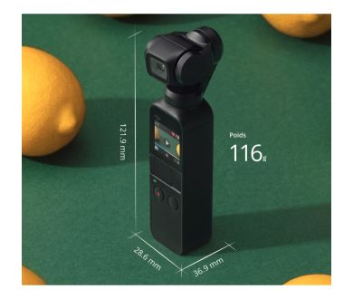 DJI Osmos Pocket : Mini-caméra stabilisée qui filme en 4K UHD