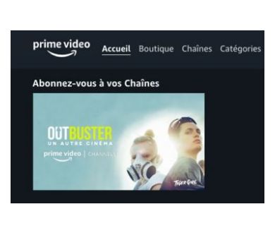 La plateforme Outbuster rejoint Amazon Prime Vidéo le 23 avril