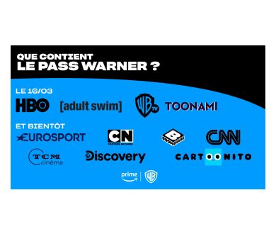 MAJ : Pass Warner : Les meilleures séries HBO bientôt via Amazon Prime Video