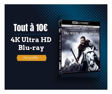 Novembre/Décembre 2021 : Une sélection de 4K Ultra HD Blu-ray à seulement 10€