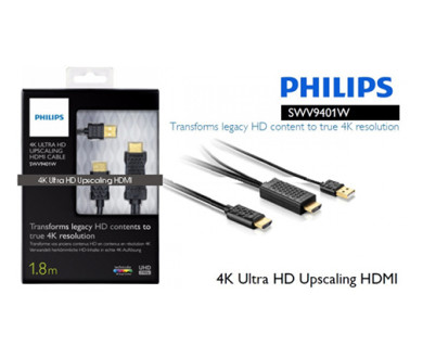 Philips SWV9401W : Câble HDMI actif avec upscaling ultra HD