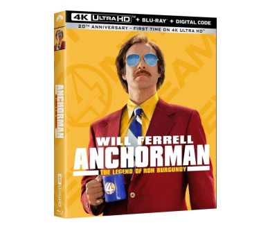 Présentateur vedette : la légende de Ron Burgundy (2004) en Blu-ray 4K le 2 juillet aux USA