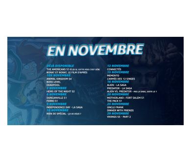 Amazon Prime Vidéo : Le programme de novembre 2020 !