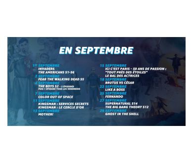 Septembre 2020 : Les nouveautés Amazon Prime Vidéo !