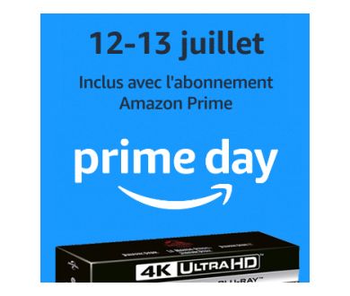 PRIME DAY : Jusqu'à -44% sur une sélection de 4K Ultra HD Blu-ray