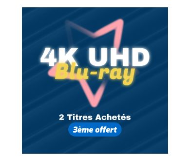Jeudi - Jusqu'au 24 mai : 2 Blu-ray 4K achetés = le 3ème offert