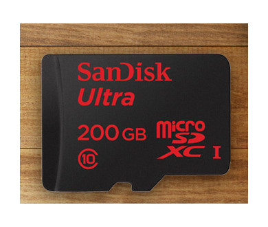 Nouveau record : Une carte microSD de 200 Go dévoilée chez SanDisk !