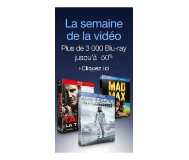 Dernières opportunités : 11 000 titres jusqu'à -70% : Semaine de la Vidéo !