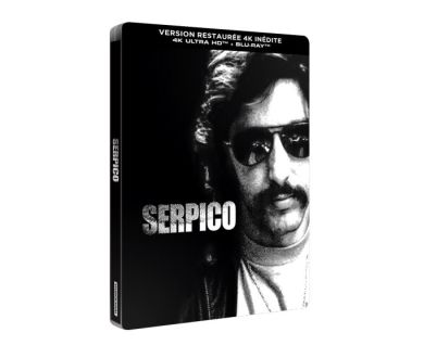 Serpico (1973) en Steelbook 4K : Sortie officielle en France le 18 novembre chez Studiocanal