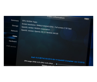 Kodi 15.0 compatible 4K sous Android