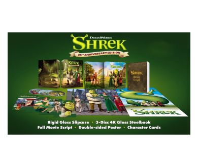 Shrek (2001) de retour en Steelbook 4K Ultra HD Blu-ray pour ses 25 ans le 2 décembre