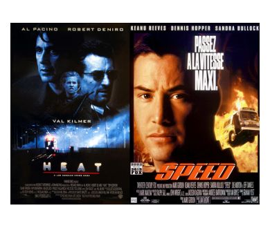 Speed (1994) et Heat (1995) aperçus en 4K Ultra HD Blu-ray pour une sortie fin mai