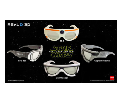 RealD : Des lunettes 3D relief spéciales Star Wars 7