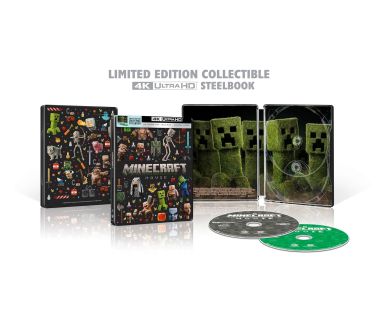 Minecraft, le film (2025) attendu le 6 août en Steelbook 4K Ultra HD Blu-ray