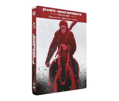 La Planète des Singes : Suprématie en Ultra Blu-ray et Steelbook Blu-ray 3D
