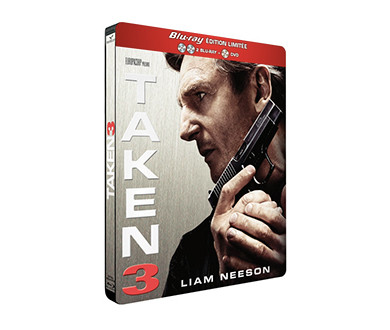 Taken 3 : Un Blu-ray limité (Steelbook) avec film en version longue