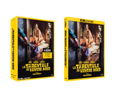 MAJ : La Tarentule au ventre noir (1971) en France en 4K Ultra HD Blu-ray le 17 février 2026