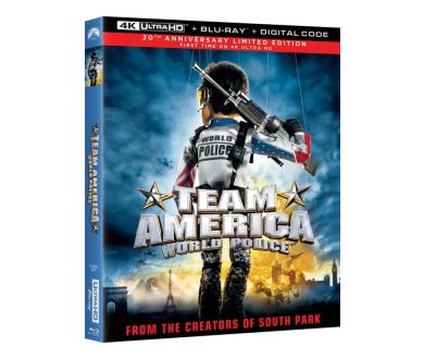 MAJ : Team America, Police du Monde (2004) le 26 juin prochain en 4K Ultra HD Blu-ray