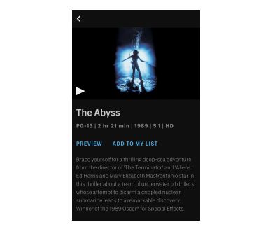 The Abyss : Une version en haute définition aperçue sur la plateforme HBO