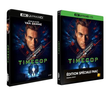 Timecop (1994) de retour en édition simple 4K Ultra HD Blu-ray le 8 juillet et Steelcase en août