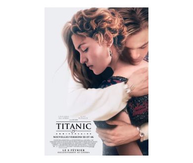 MAJ : Titanic (25ème anniversaire) de retour en salles le 8 février... avant le 4K UHD Blu-ray ?